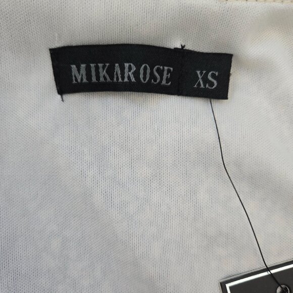 NWT Mikarose The Mae Faux Wrap Ruffle Detail Boho Dress Size XS - Picture 3 of 9